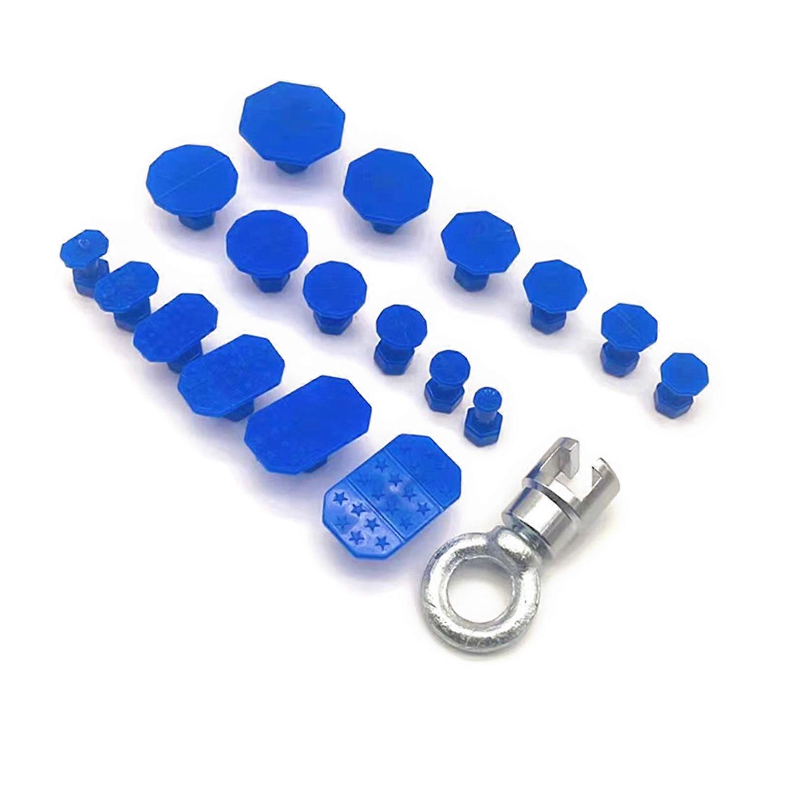 Paintless Dent Repair Kit Dent Puller Kit, Accessories Include 18Pcs Puller Tabs and Dent Liter Puller Rings