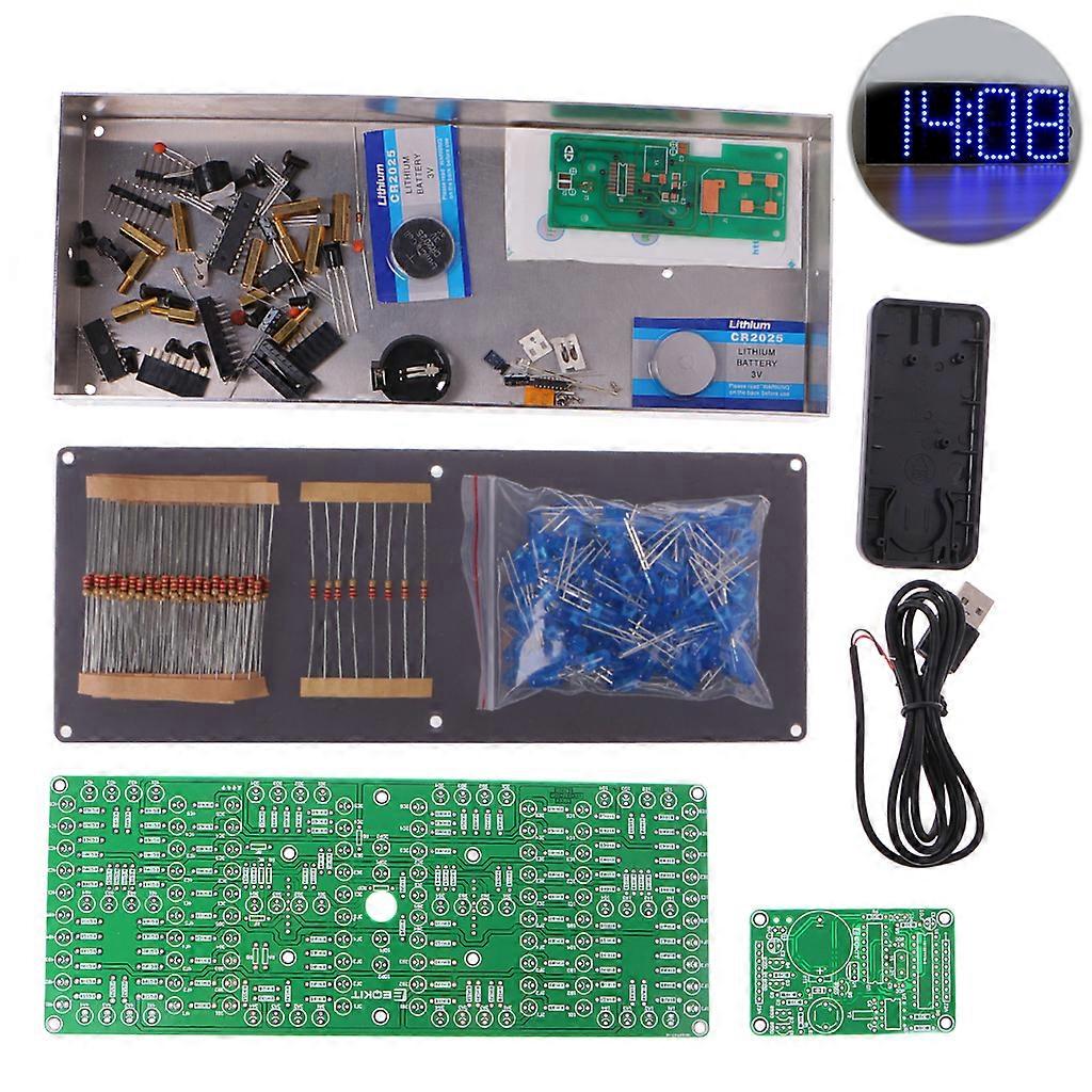 ECL-132 Kit fai da te Display elettronico a LED con schermo di grandi dimensioni con telecomando nero