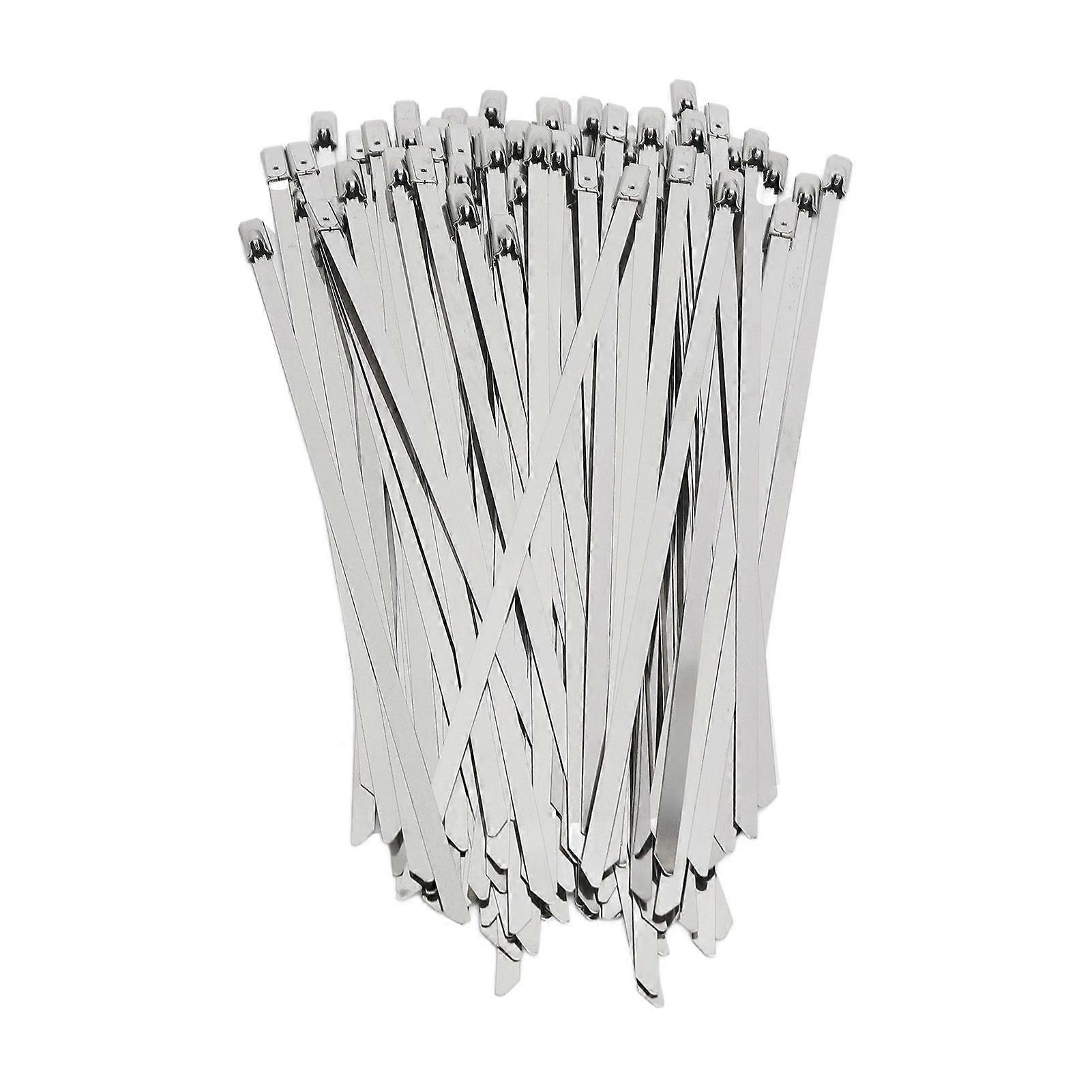 High quality 200 pcs 4.6mm wide stainless steel ball self-locking cable ties