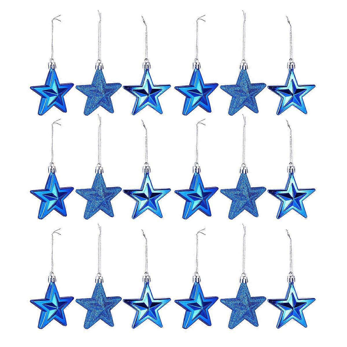 Stylish Christmas Ornaments with Star Design, Add Charm to Your Celebrations