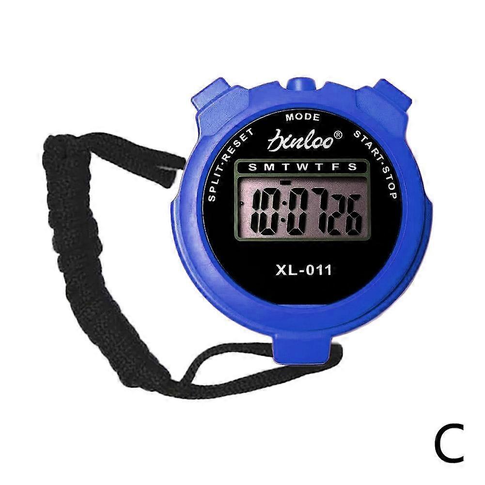 Xl-011 Electronic Stopwatch Blue (C) Multi-Function Stopwatch Electronic Counter