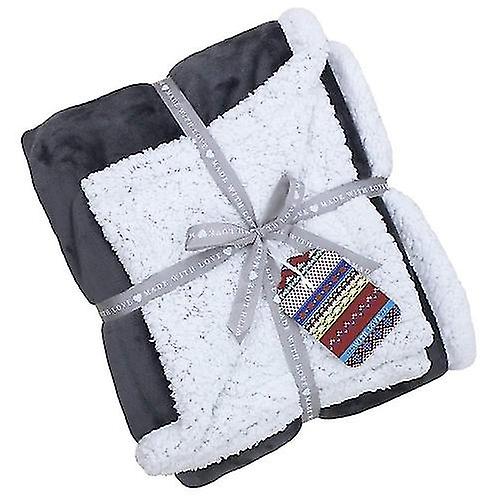Riva Paoletti Luxe Sherpa Fleece Throw