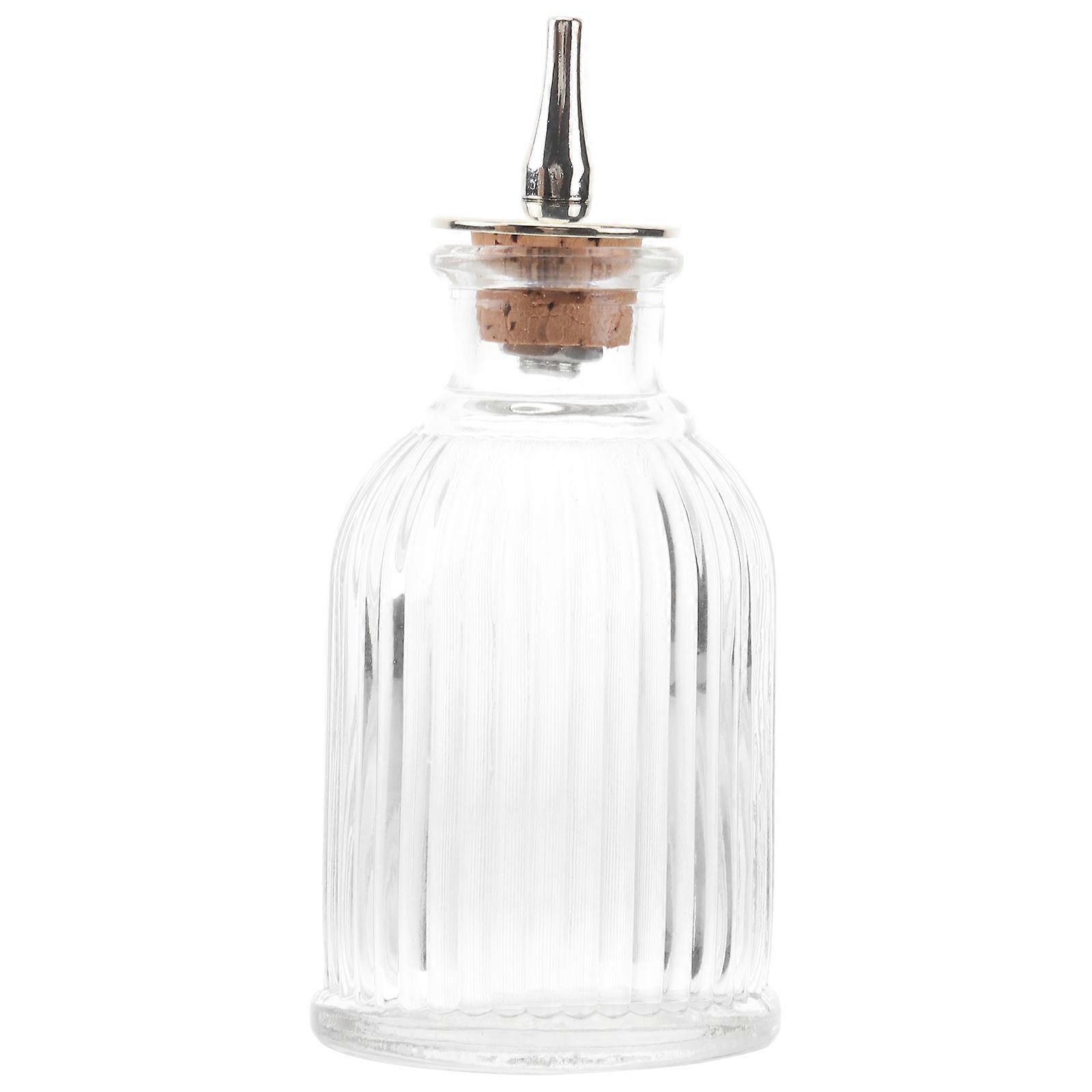 Versatile Bitters Bottle, Great for Spirits and Mixes, Premium Glassware