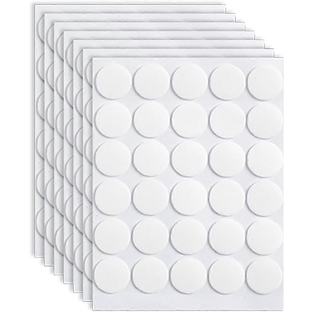 7PCS Double Sided Removable Adhesive Dots Transparent Traceless Stickers for Wall, Office, Crafts & Decorations Easy Mounting Versatile Use