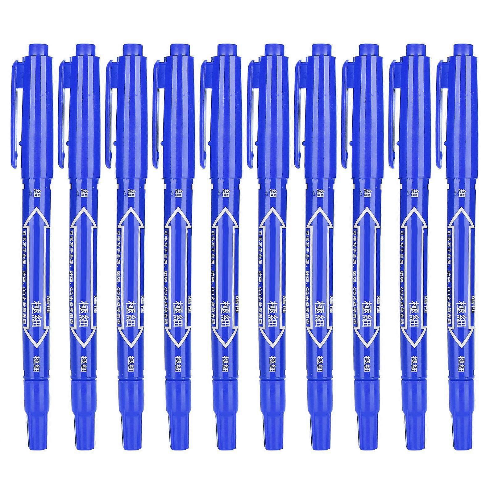 2025 Neuestes Modell 10pcs QuickDrying Marker Pen DoubleEnd Art Drawing Schreiben