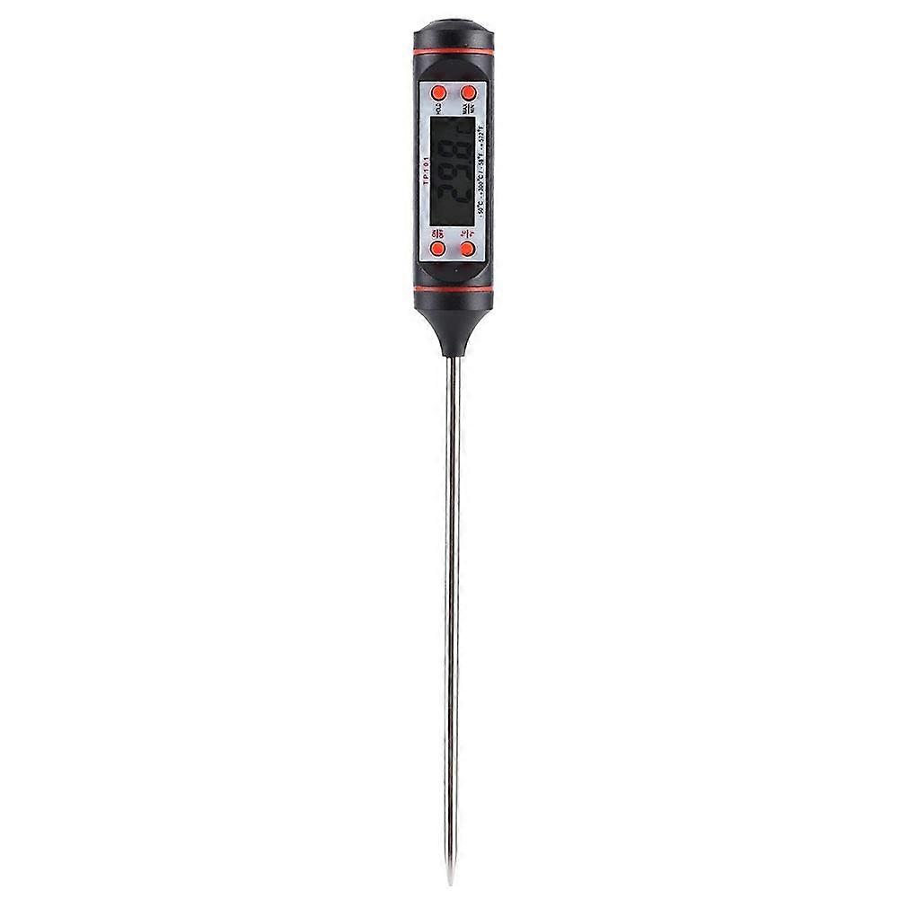 Digital Food Thermometer with Stainless Steel Cooking Probe and Storage Box for Accurate Temperature Measurement