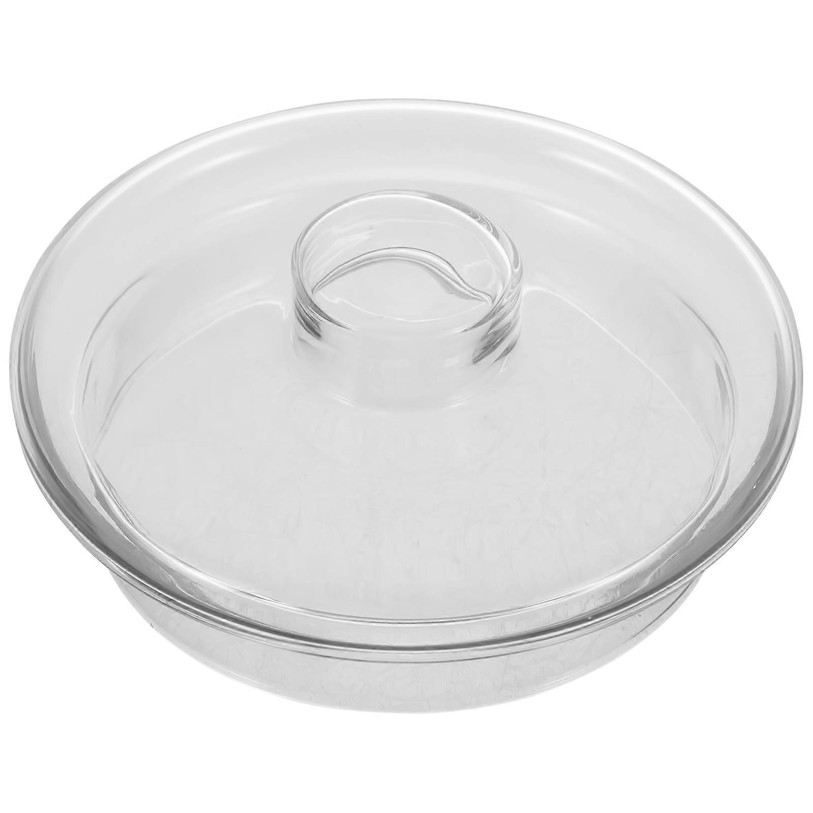 Glass Teapot Lid Cover for Household Use – Practical Replacement Accessory to Prevent Spills and Keep Tea Fresh for Parties and Camping