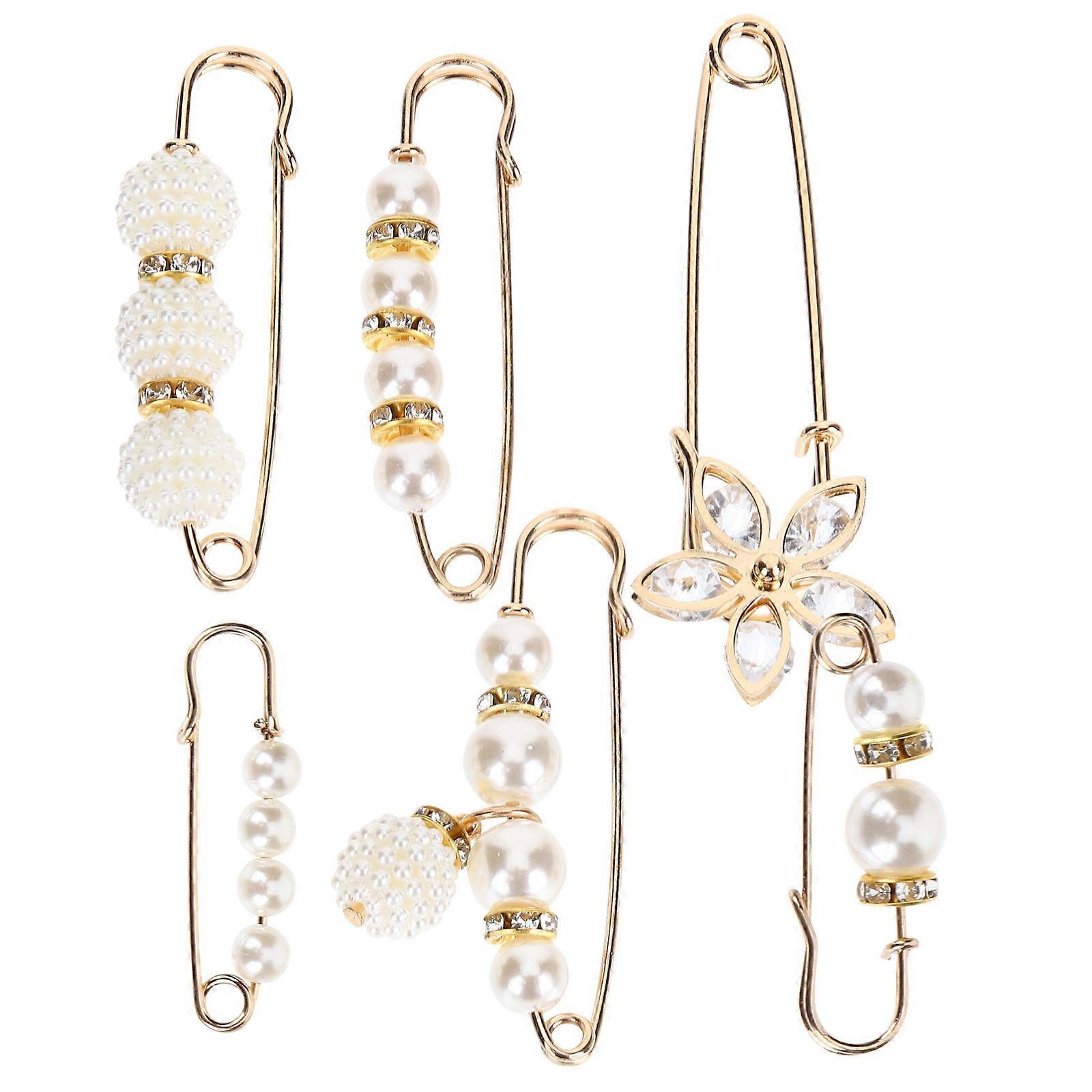 Pins for Attire, Simple yet Brooches for Shawls and Cardigans, Multipurpose Use