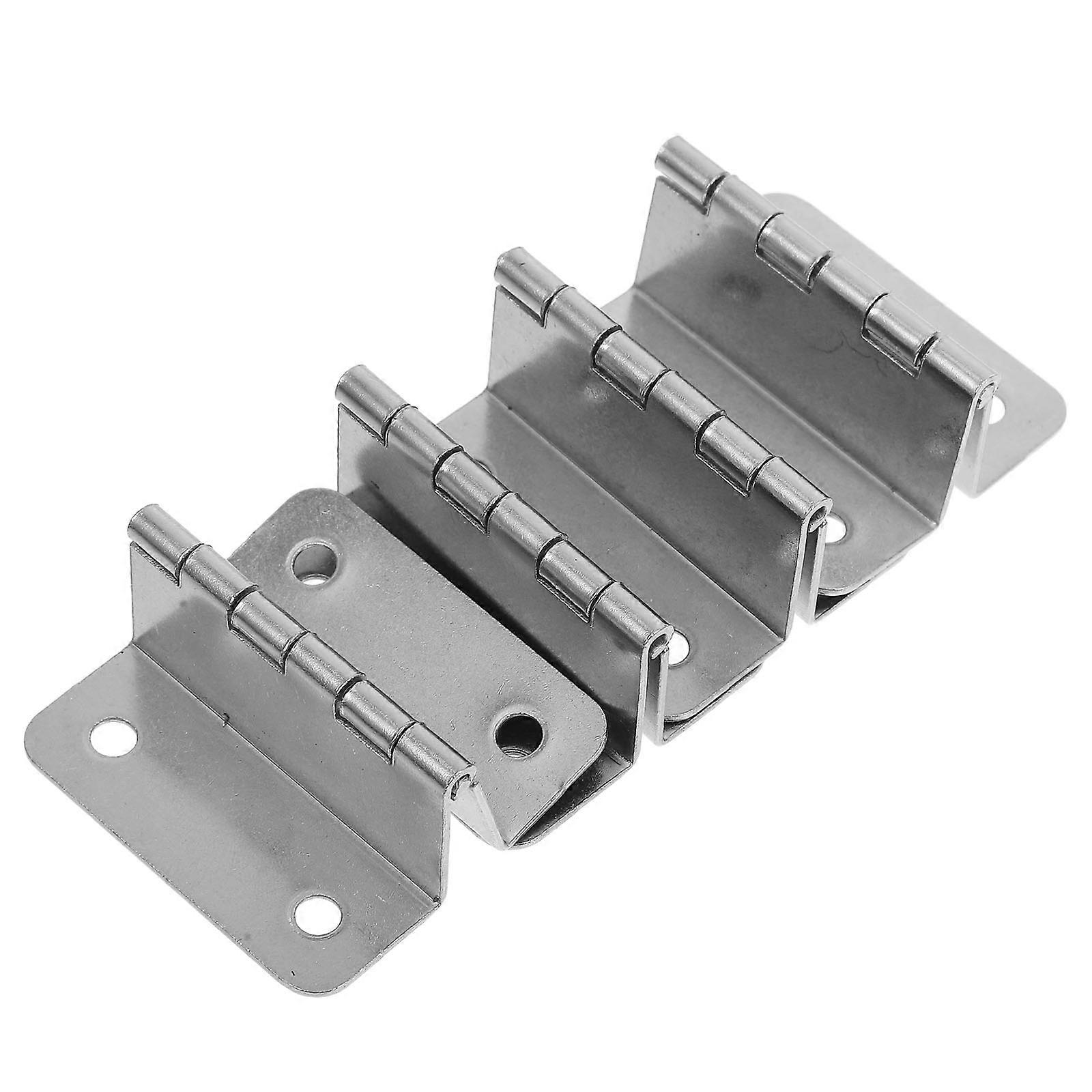 4pcs Folding Bifold Butt Hinges for Wooden Boxes, Cabinets & Furniture – Durable Metal Box Hinge with Quiet Mechanism and Easy Installation