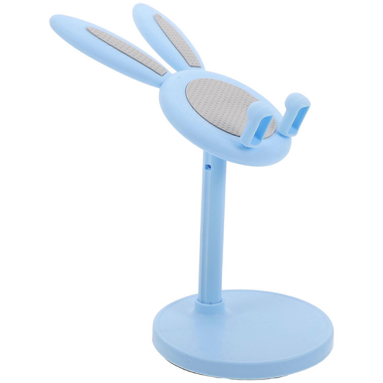 Rabbit Phone Holder Adjustable Display Mobile Stand For Desk 23.00X9.40X9.40CM Plastic Extendable Mobile Device Holder 1Pcs