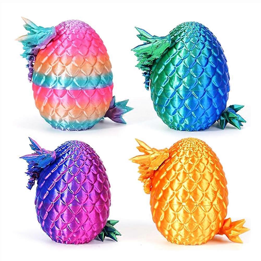 3D Printed Dragons with Egg Fashionable Desk Model Decoration for Living Room Bedroom