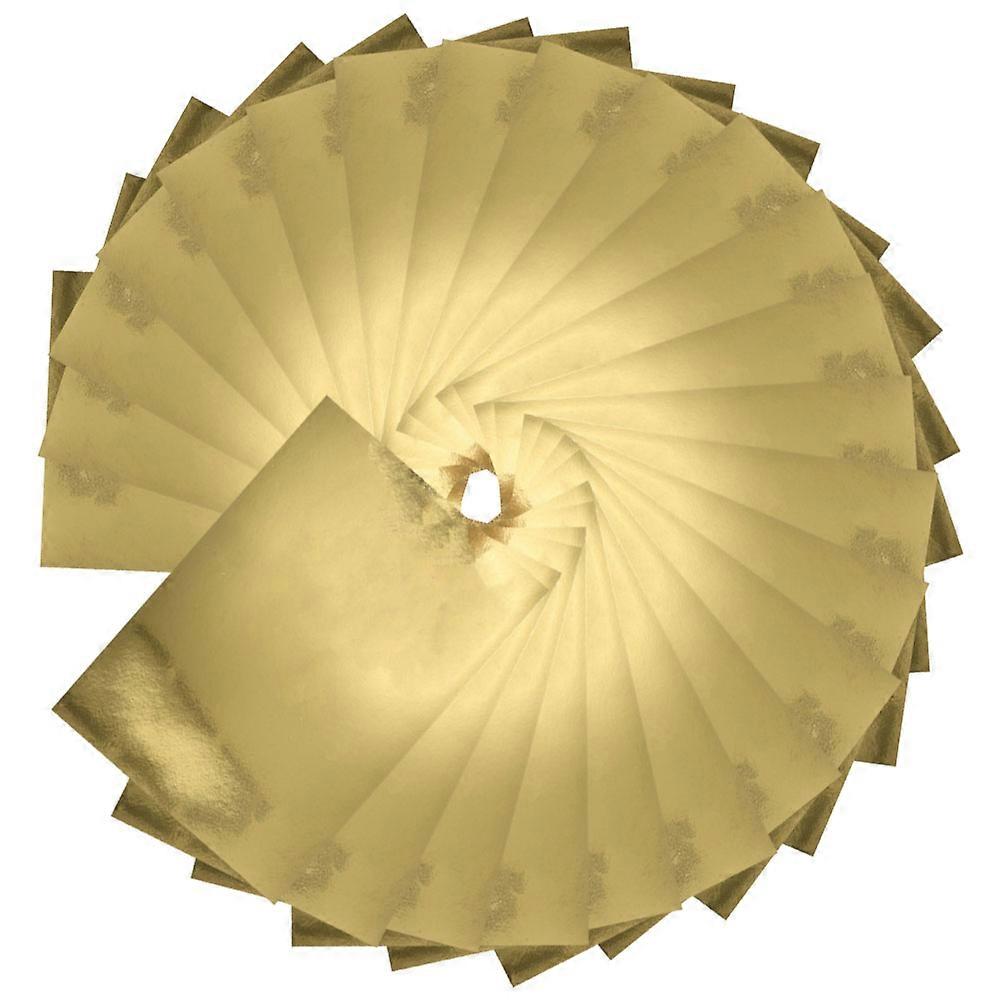 60ct Metallic Gold Foil Origami Paper for DIY Crafts, Scrapbooking, Invitations, Journals, and Art Projects – Smooth Finish Cardstock