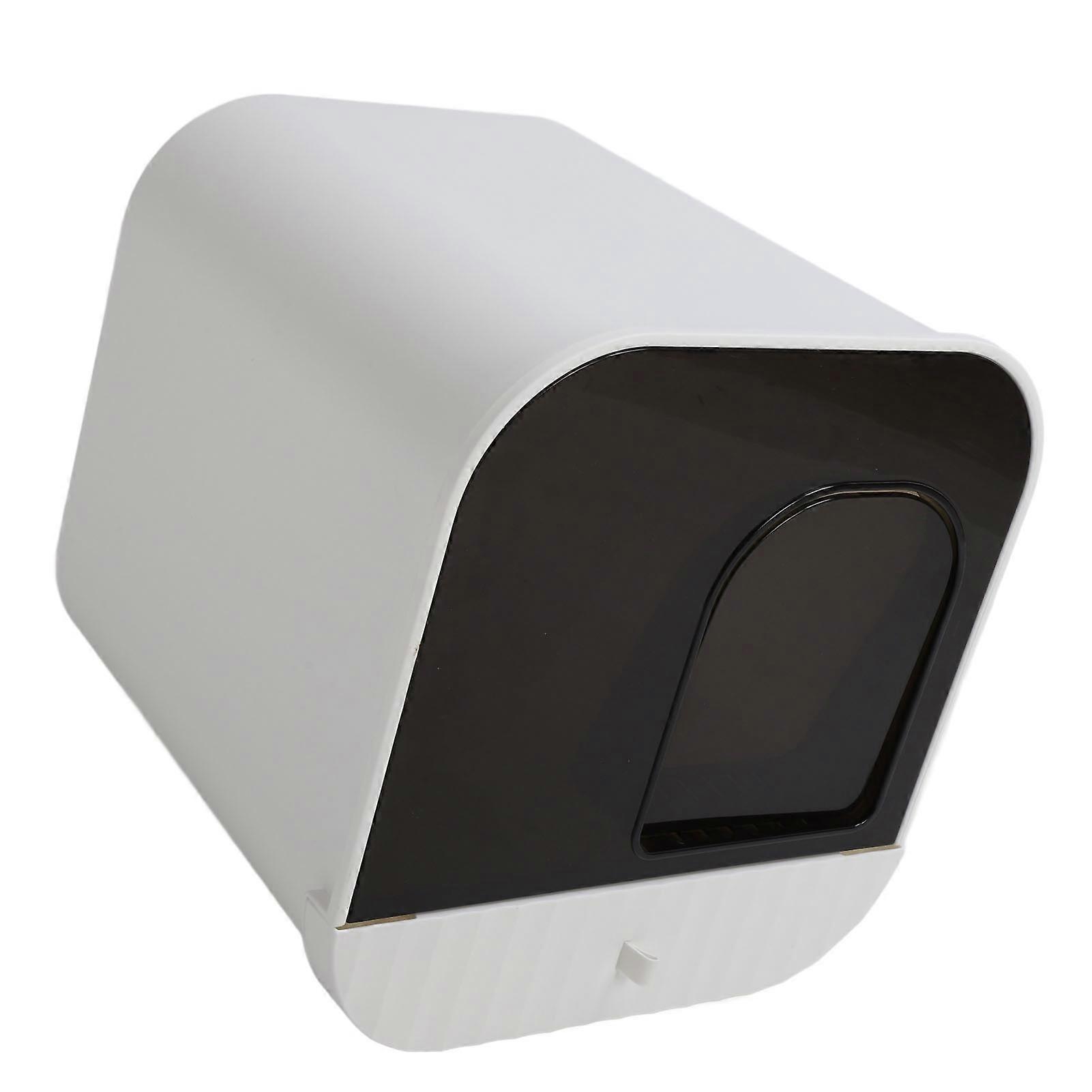 Enclosed Cat Litter Box 41.5x41.5x43cm White Drawer Type