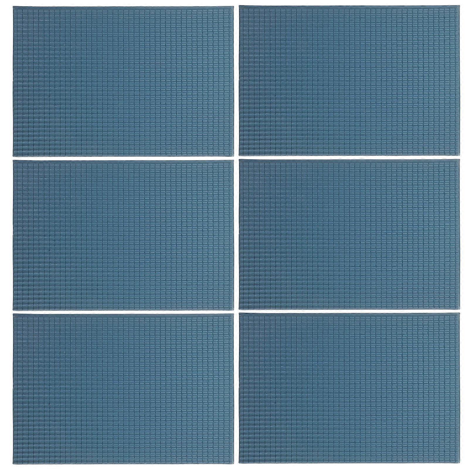 Roofing Tiles for House Miniature Clay Roof Tiles for Flowerpot or Garden Area Diy Layout Roof Tiles Decors 6Sheets