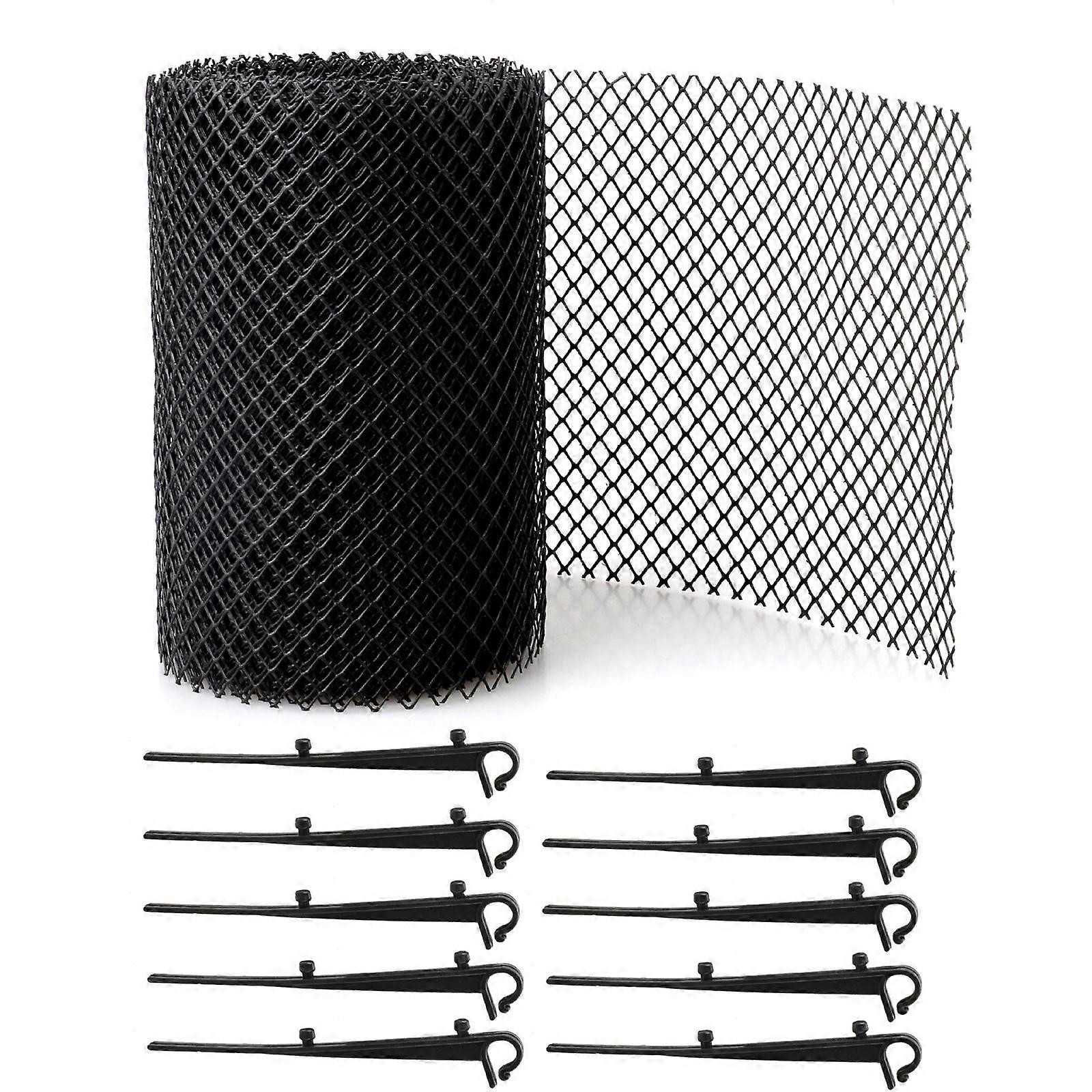 Flexible Gutter Mesh Guard Lightweight Leaf Protection for Roof Garden Balcony Drainage Durable Debris Blockage Prevention Screen
