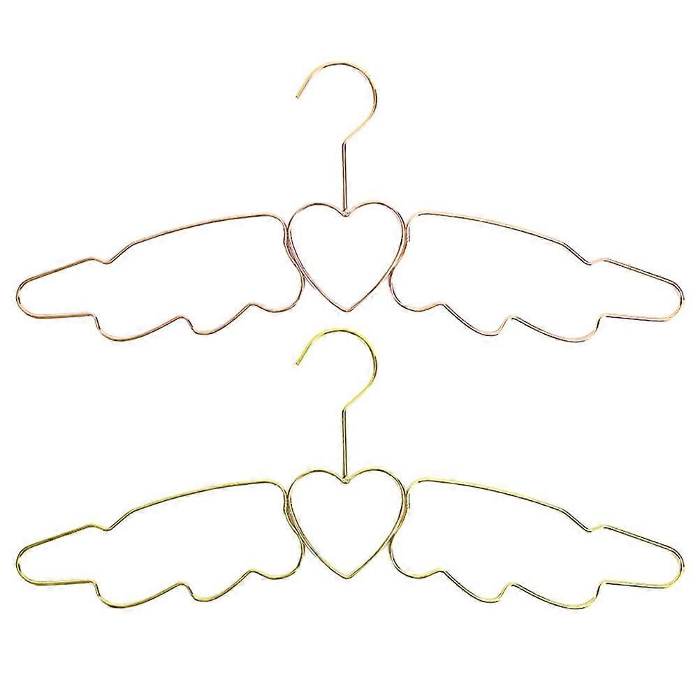 קולבי בגדים נגד החלקה מתכת מתלי מעילים ביתיים 4 יחידות