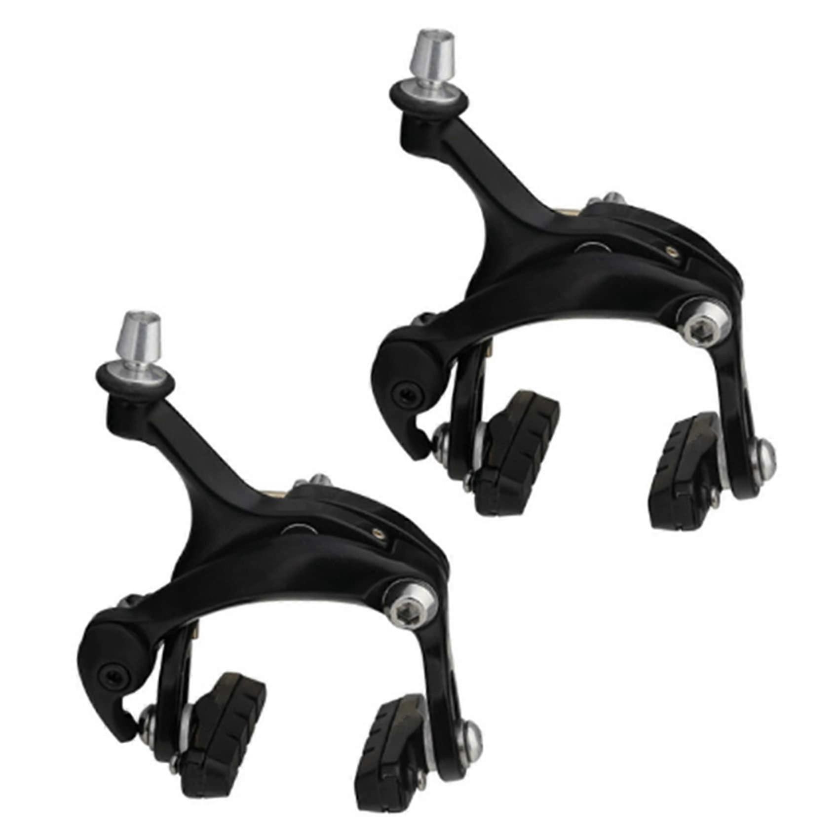 Road Bike Brake Saddle Type C - 2 Pack Folding Bike Brake Blocks Compatible with Fixed Gear Bicycles, Durable and Lightweight