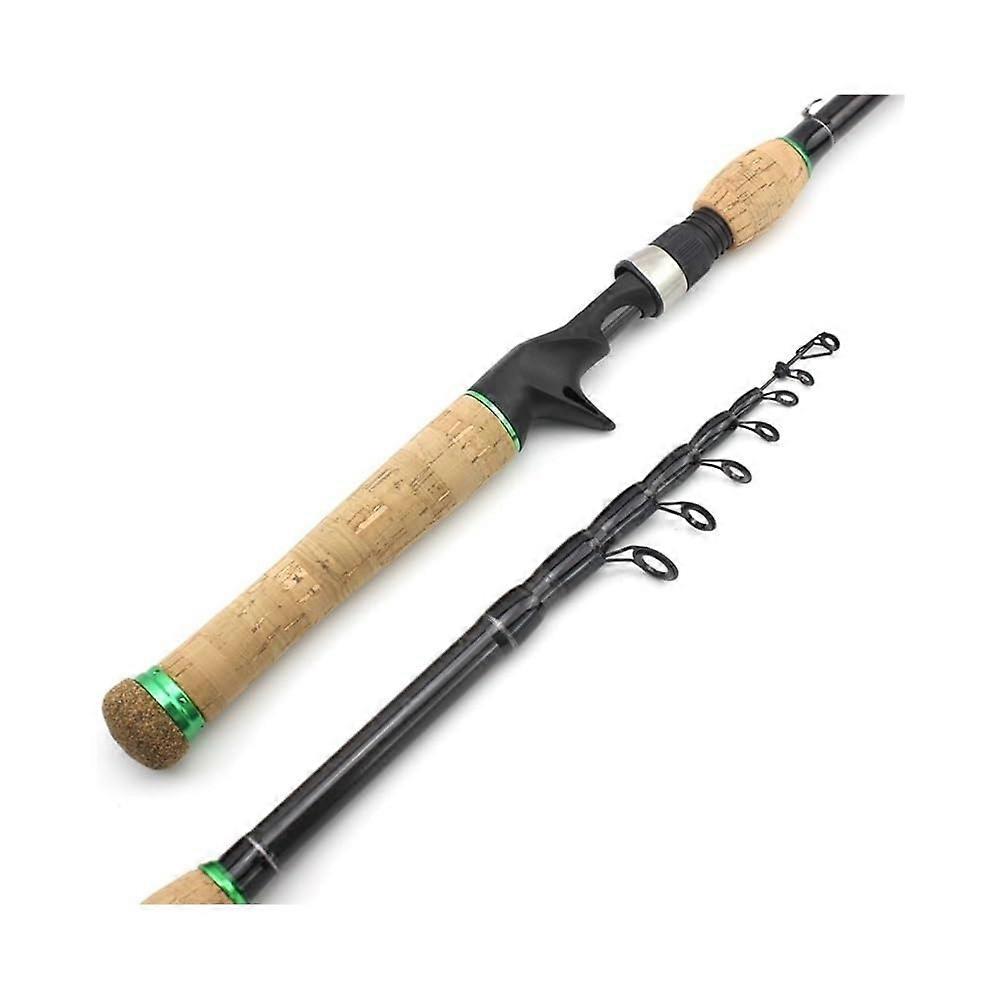 Fishing rod Profi 1.8 m2.4 m Carbon Telescopic Fishing rod Extended Cork Handle M Power Fast Action Rod Fishing Rod 1.8m Ref: 4677