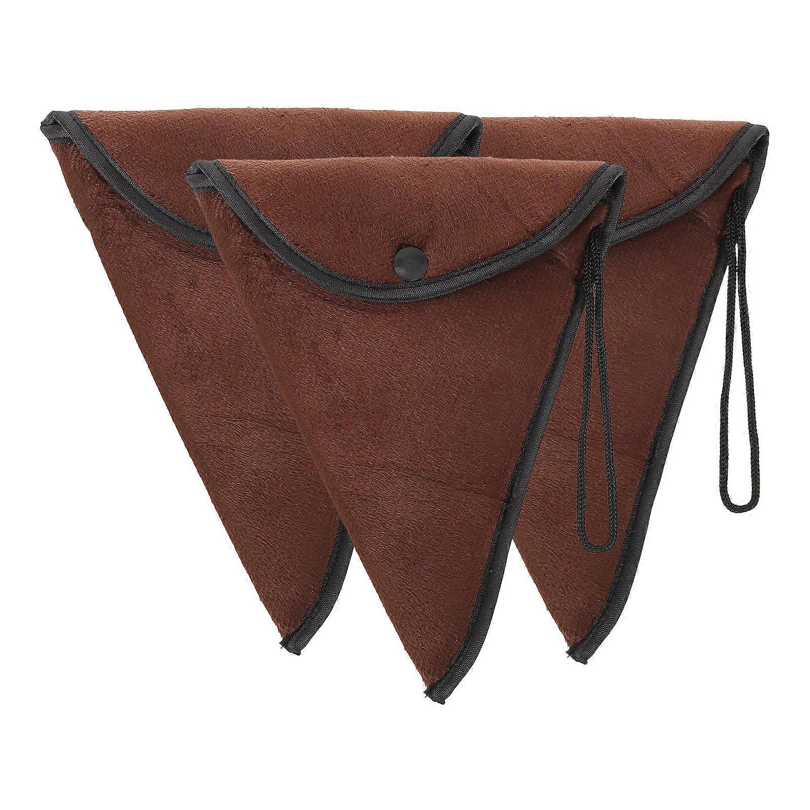 Daily Use Ocarina Storage Bag Protective Rectangular Non-Woven Fabrics Case For Musicians 3Pcs