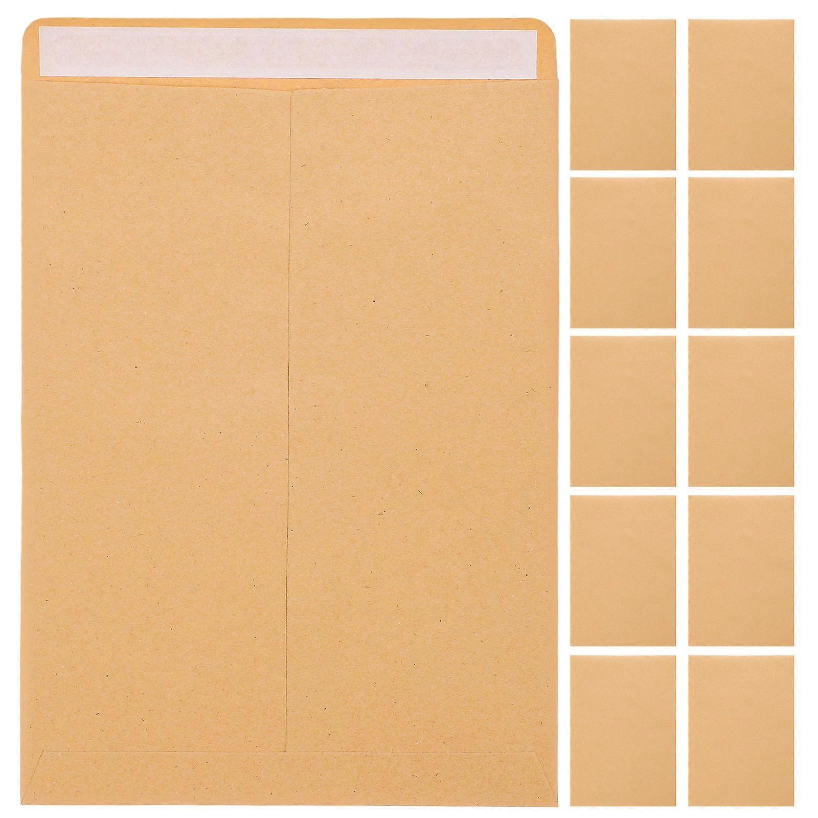 Paper Storage Envelope Rectangular Classic Envelope Light Yellow 22.90X16.20X0.10CM Drawing 50Pcs