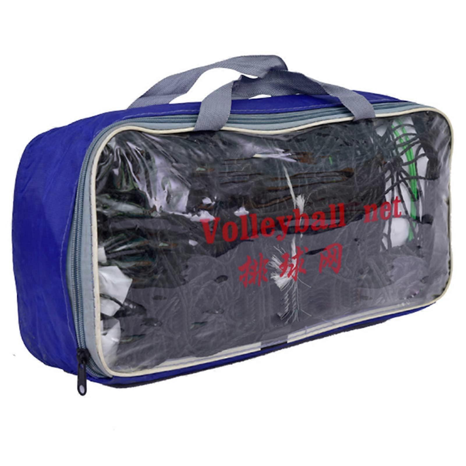 Volleyball Net PE Net Cable Volleyball Net with 4 Sides Polyester Edging for Outdoor Beach