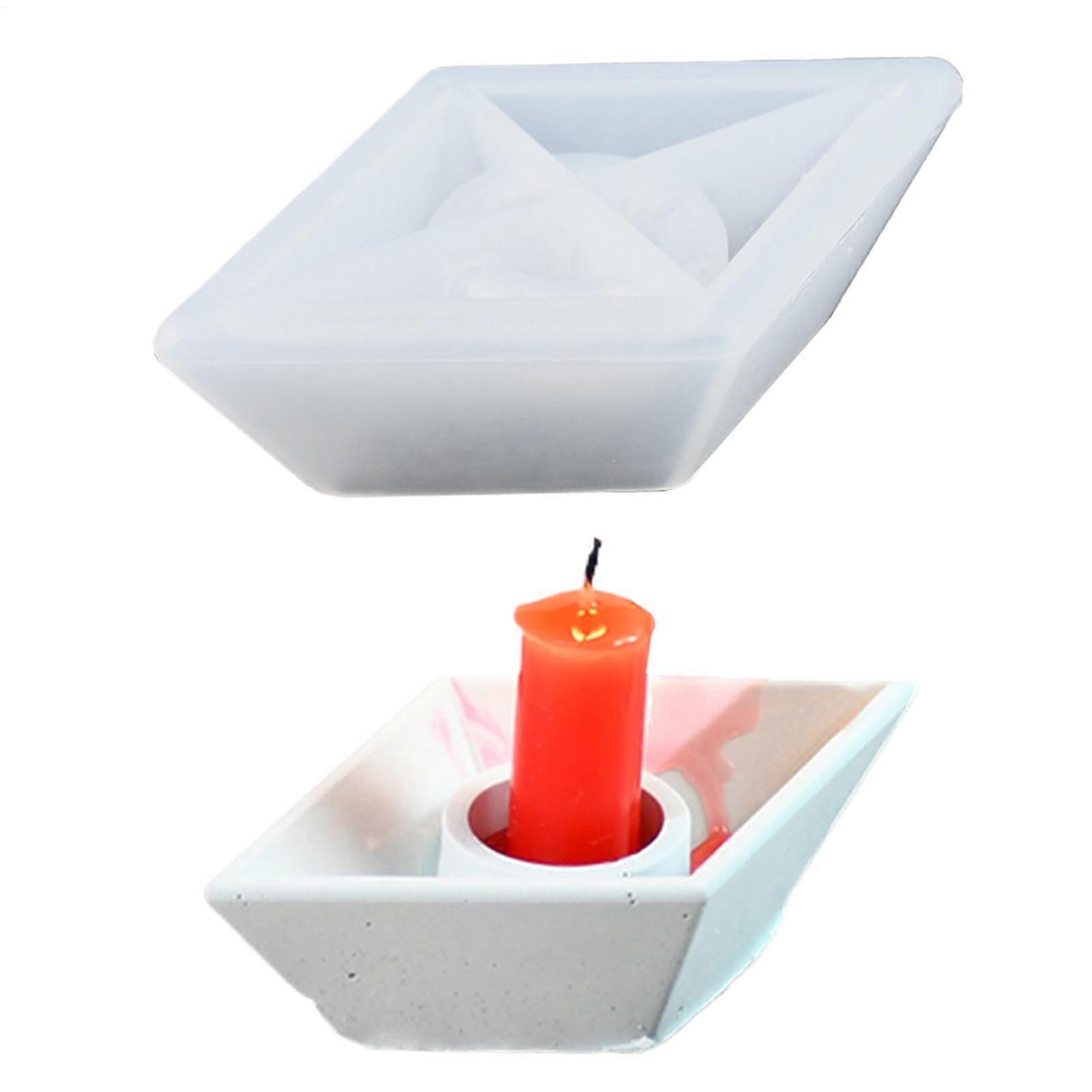 Silicone Boot Molds - Creative Candle Molds, Resin Holder for Pillar and Tea Light Candles, Paper Boat Design for Aromatherapy Soap Making