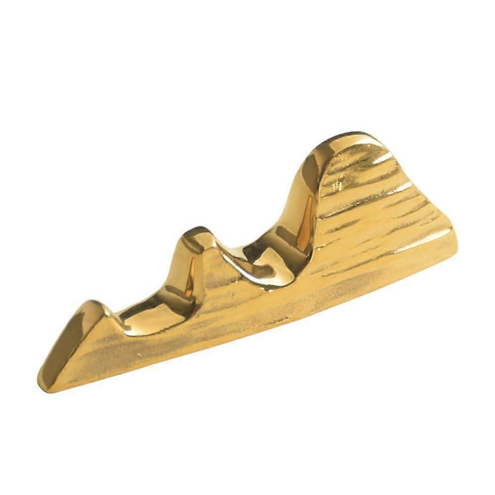Stainless Steel Chopstick Holder Stand for Home Use, Gold 8x3cm, Elegant Design, Durable Material