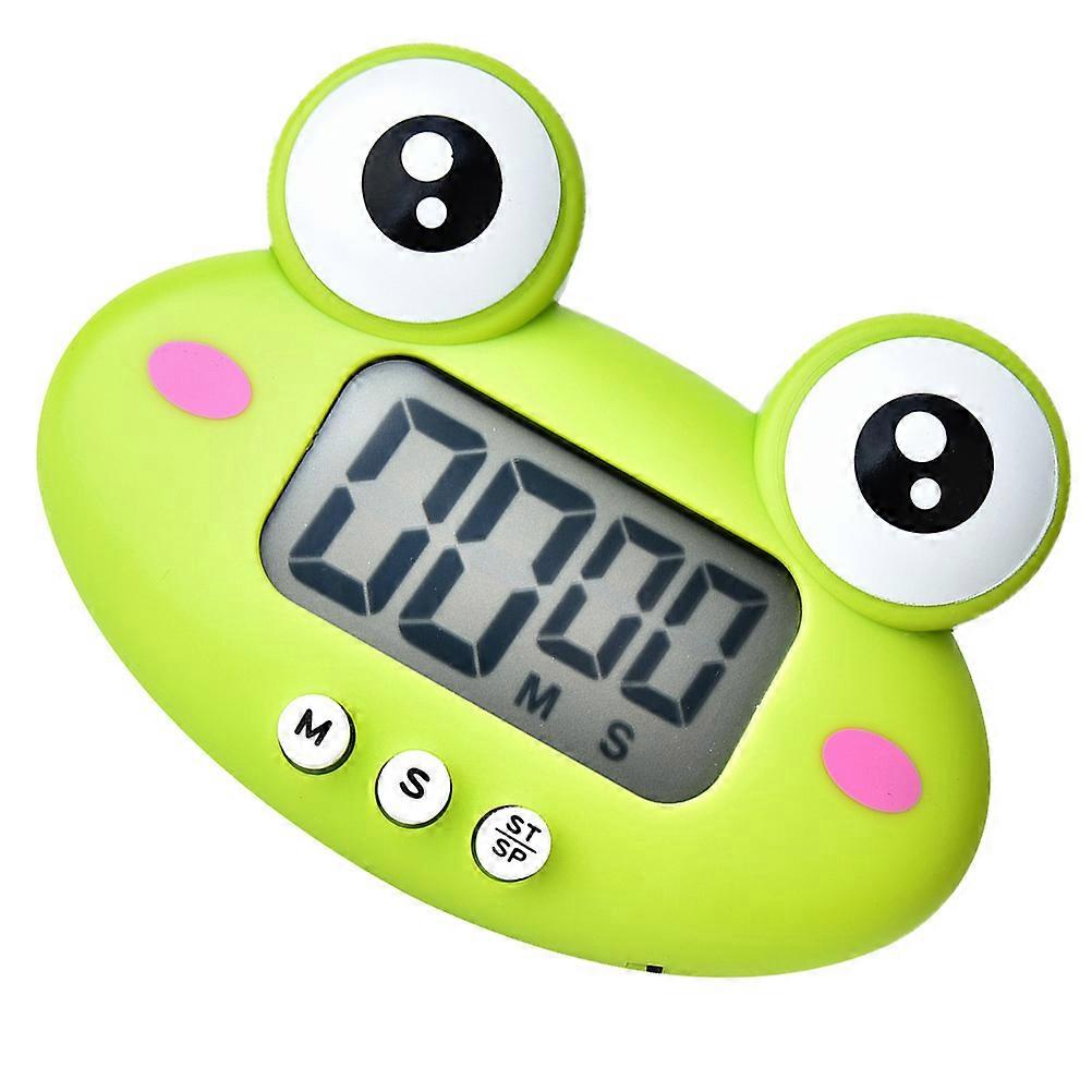 Small Digital Timer Plastic Timer Classroom Activities Children Bright Color Design 1Set
