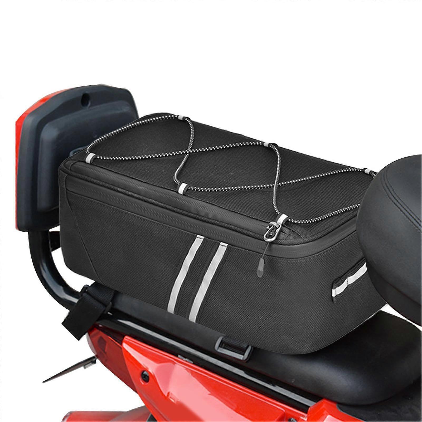 Bicycle Saddle Bag 8L with Reflective Strips for Road Bikes