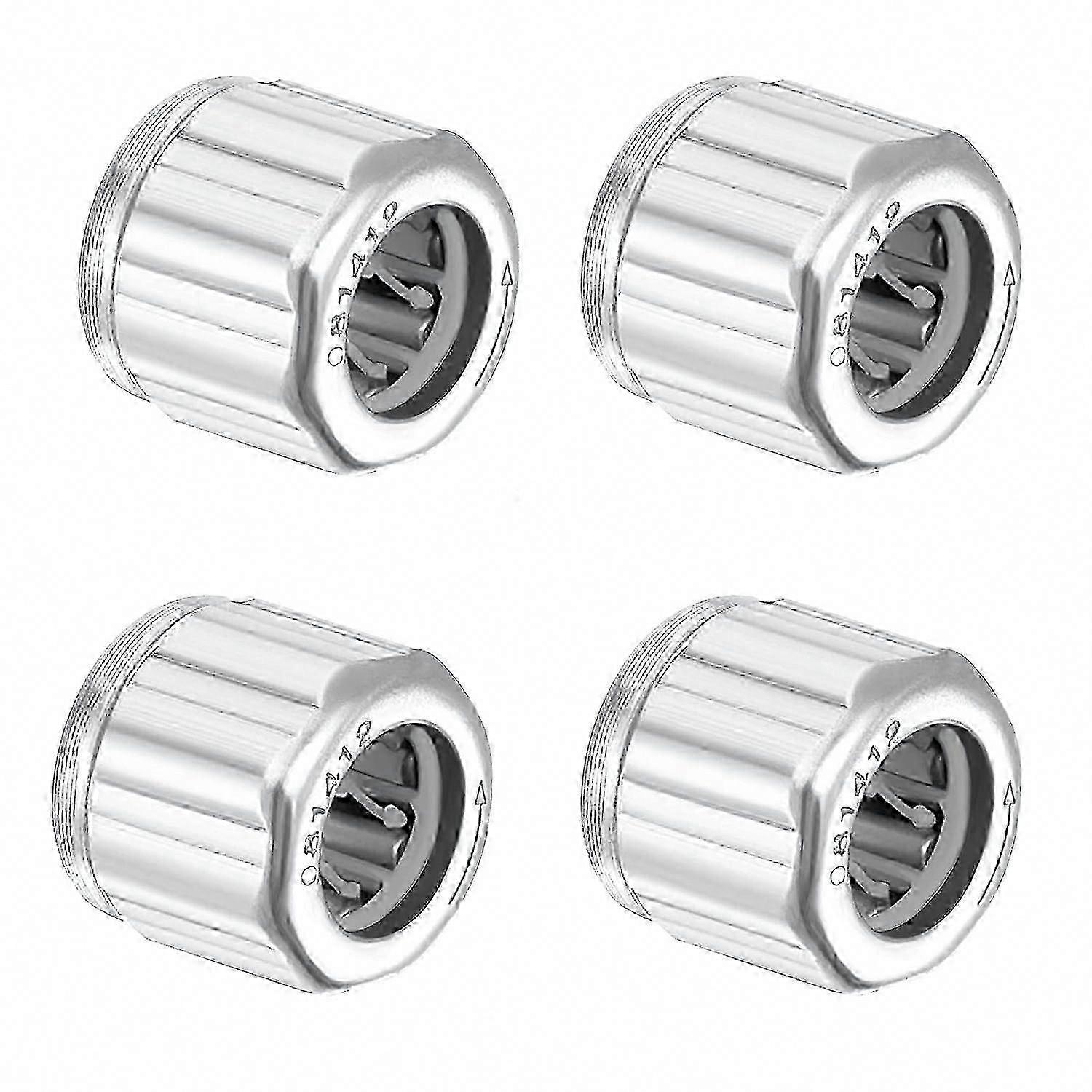 4Pcs One Way Needle Roller Bearings 8mm Bore 14mm OD 12mm Width for Smooth Rotation