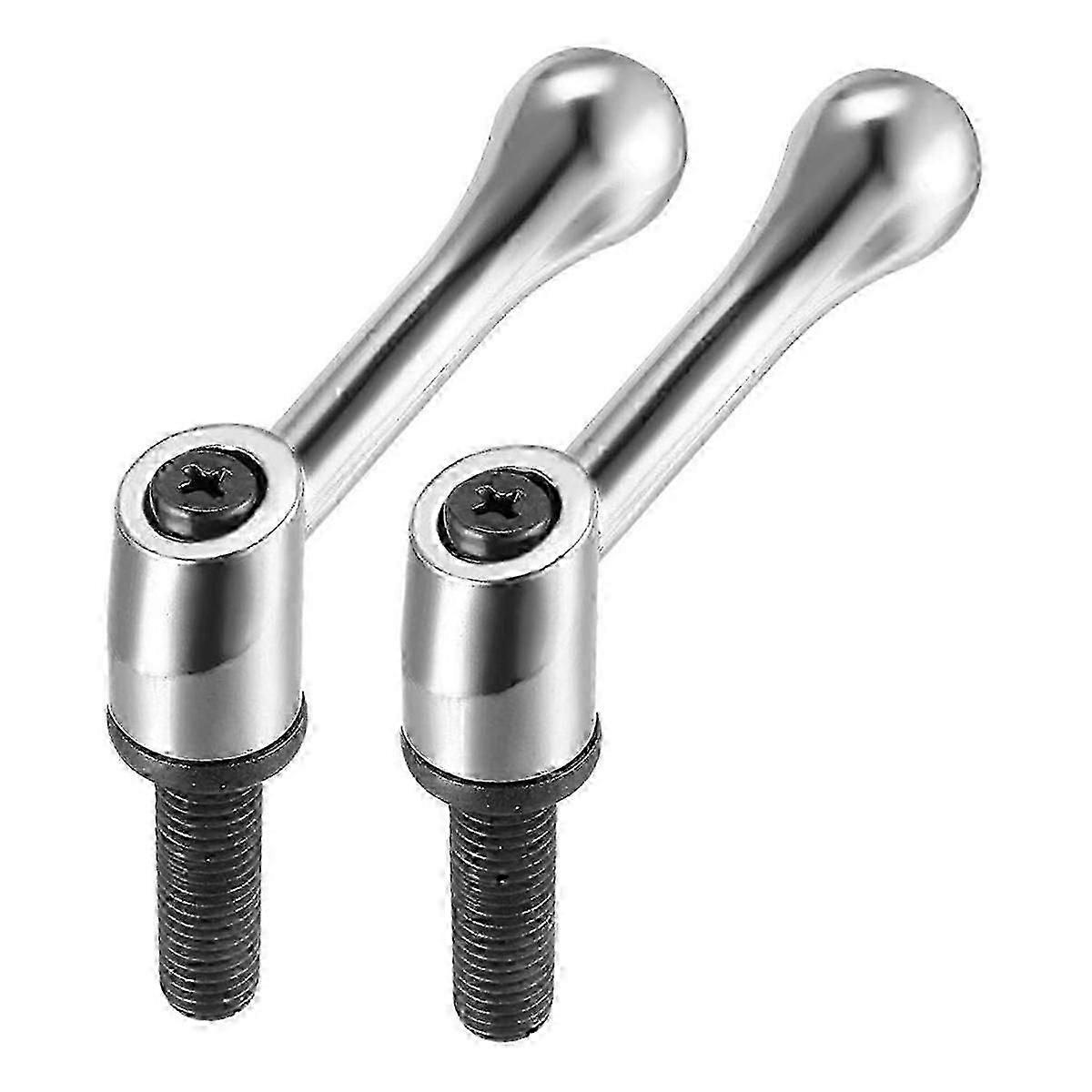 M12 x 40mm ハンドル調整可能クランプレバー ねじ付きボタンラチェット 雄ねじ付きスタッドノブロック