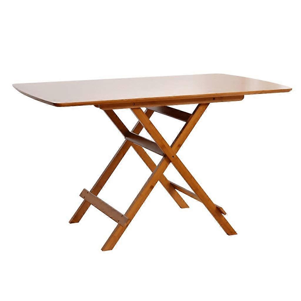 Portable folding table for outdoor picnics, beach camping, multipurpose metal legs, foldable design