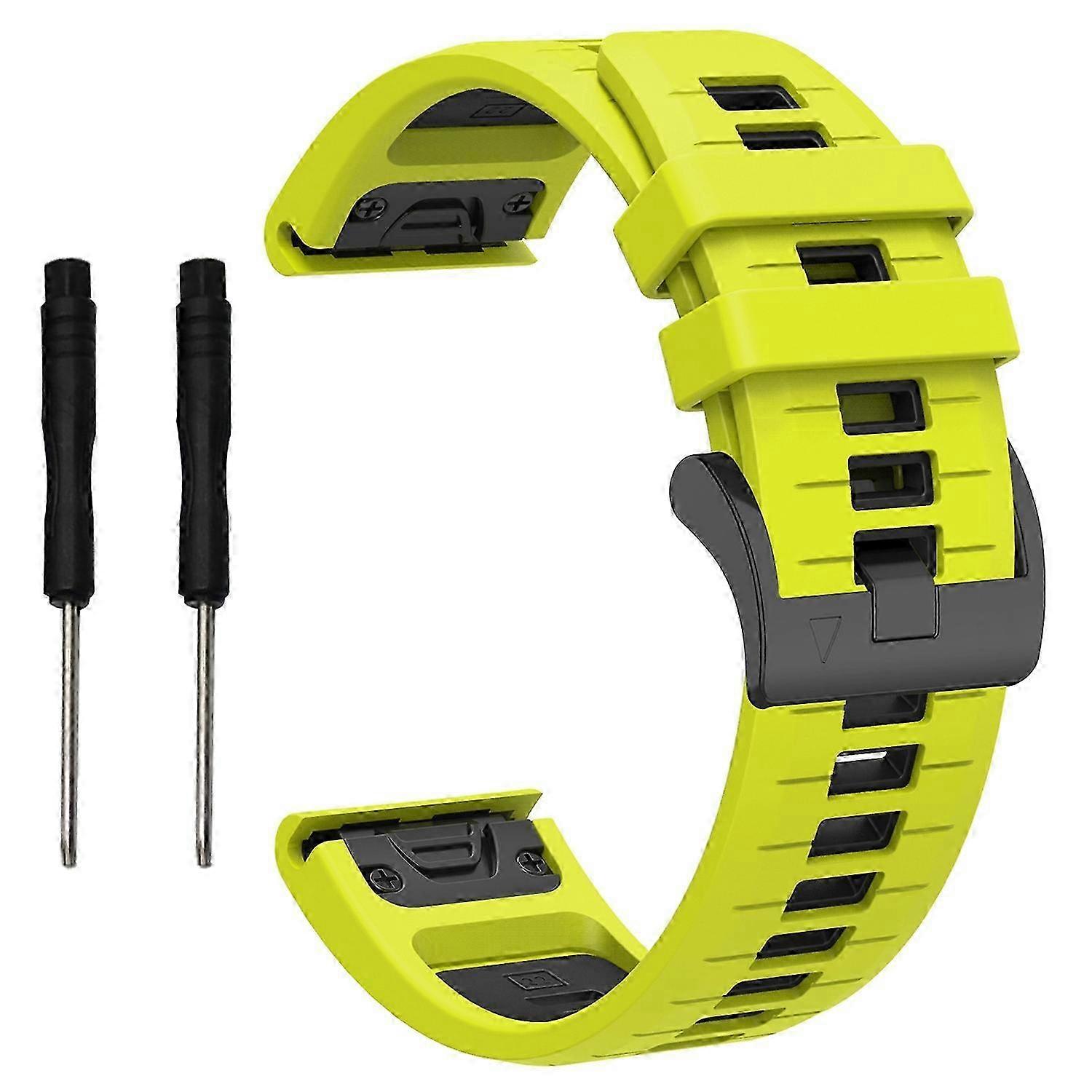 Quick Release Dual Color Watch Band 26mm for Compatible Garmin Models
