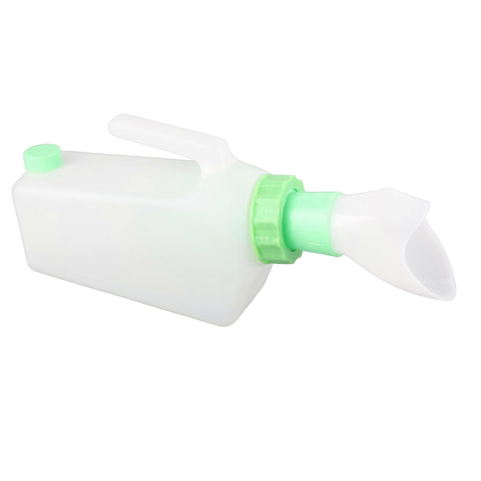 Women Urine Bottle with Lid Large Prevent Leakage Capacity Portable Bedpan Bottle for Travel 1000ml