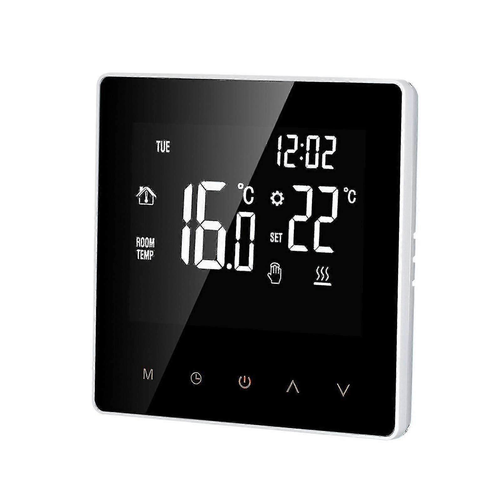 Thermostat intelligent Wi-Fi pour chauffage au sol électrique programmable via l'application Tuya
