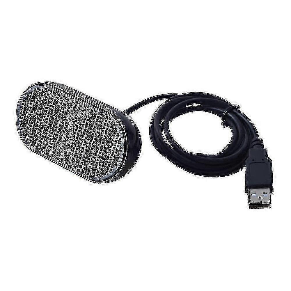 USB Mini Speaker Powered Stereo Multimedia Speaker for Notebook Laptop PC (Black)