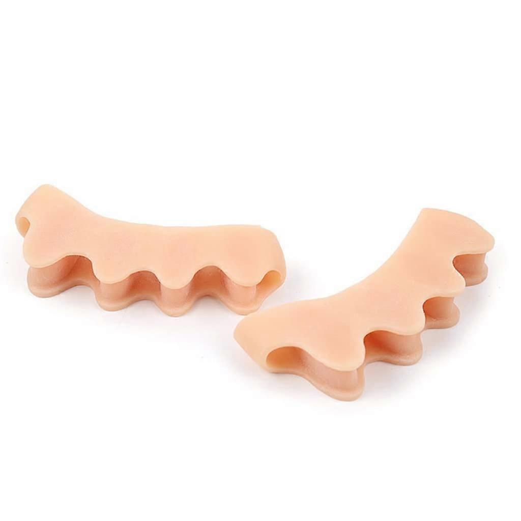 Toe Straightener Gel Separator for Overlapping Toes, Metatarsal Padding, Bunion Relief, Hallux Valgus Pain Support