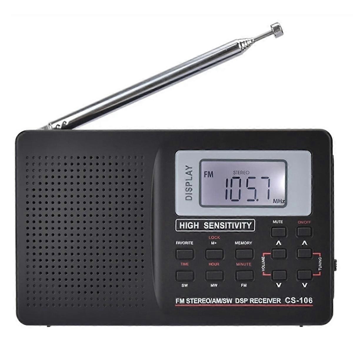 Mini Radio FM/AM/SW/LW/TV Sound Full Band Receiver