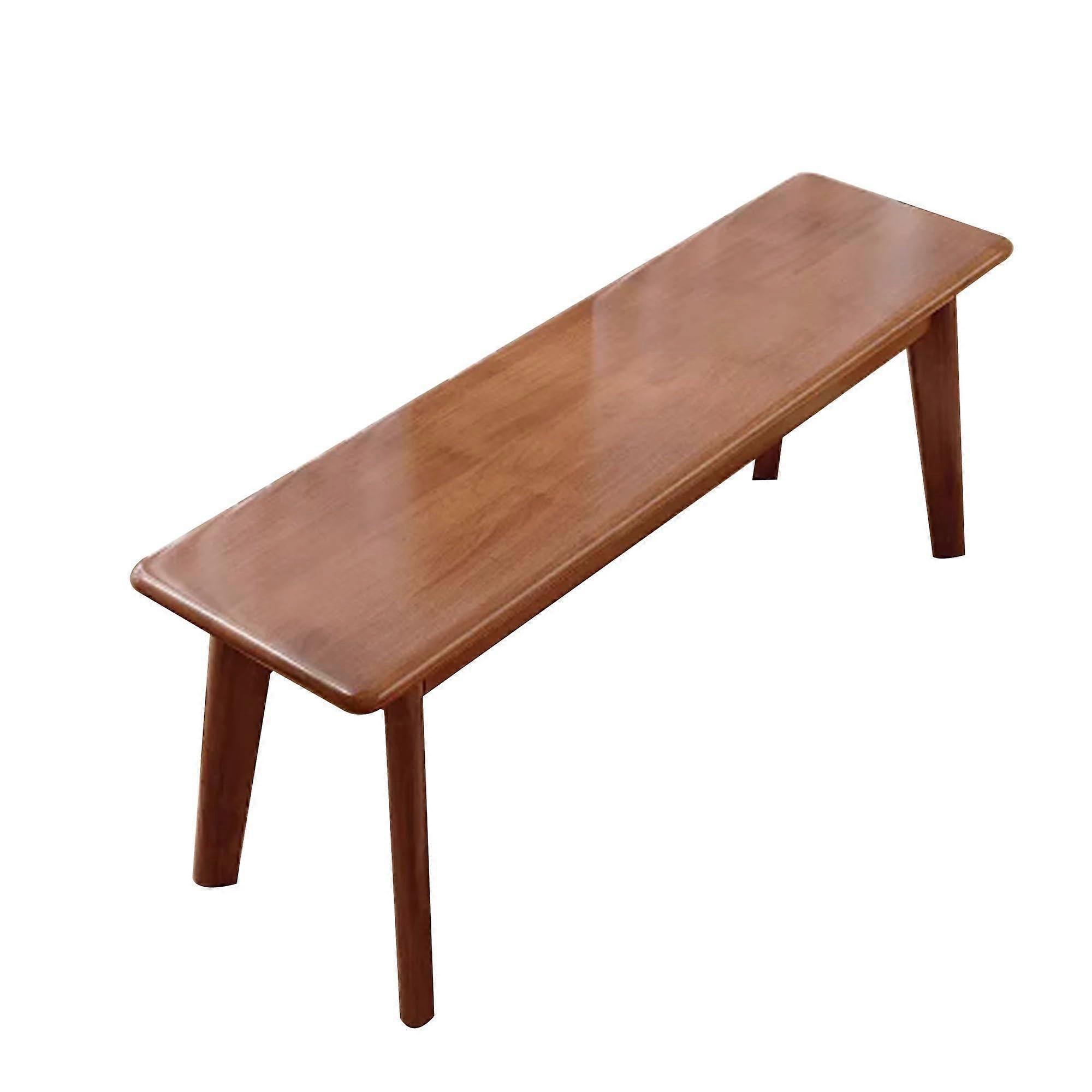 Esszimmerhocker Holzbank Flur Küchenbank Eckbank (Nussbaumfarbe, 100cm)