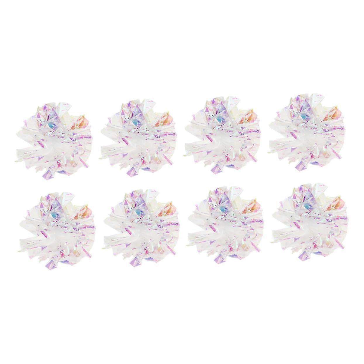 8piece Cat Crinkle Balls with Sound, Lightweight Crinkle Ball Toy for Cat Teasing Play