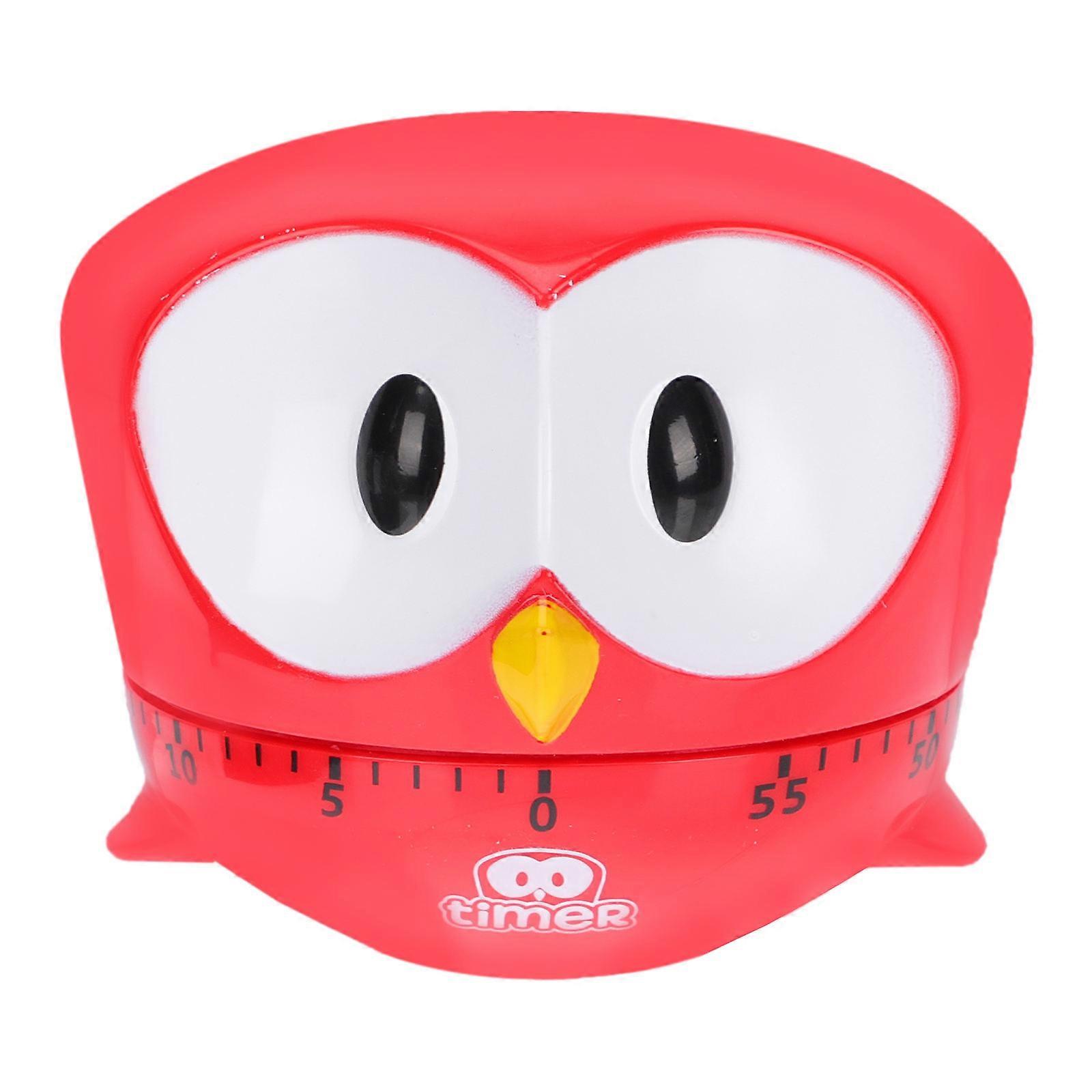 Mechanical Timer for Home Use Made of Metal Red Color Easy to Operate 60 Minute