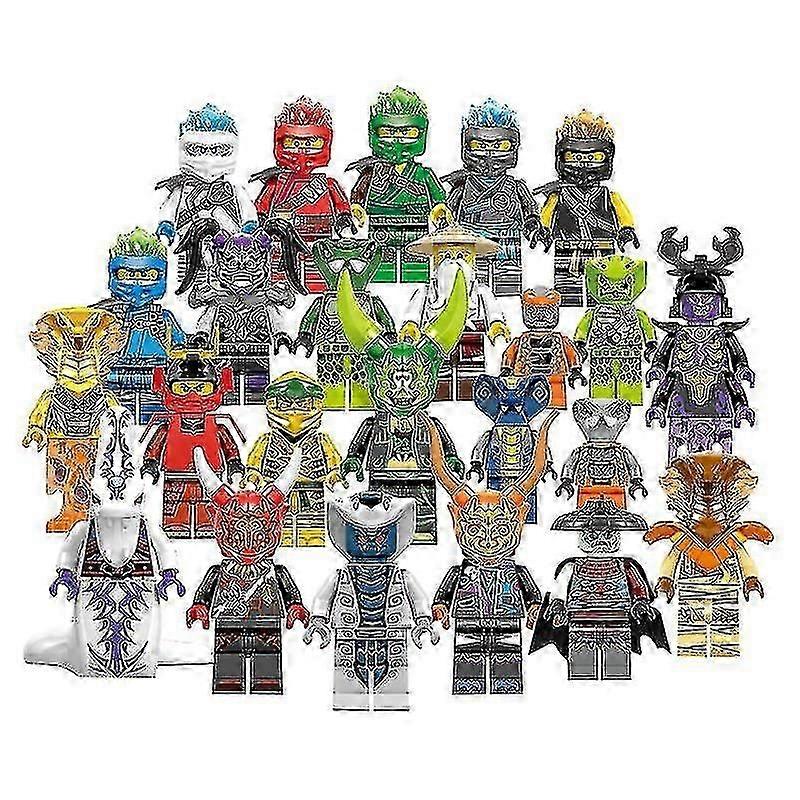 2023 Ninjago Minifigure Collection 24 قطعة لبنات بناء للعب