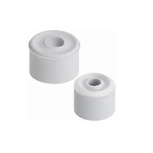 Large White Rubber Door Stops 32mm / 1.1/4'' Single