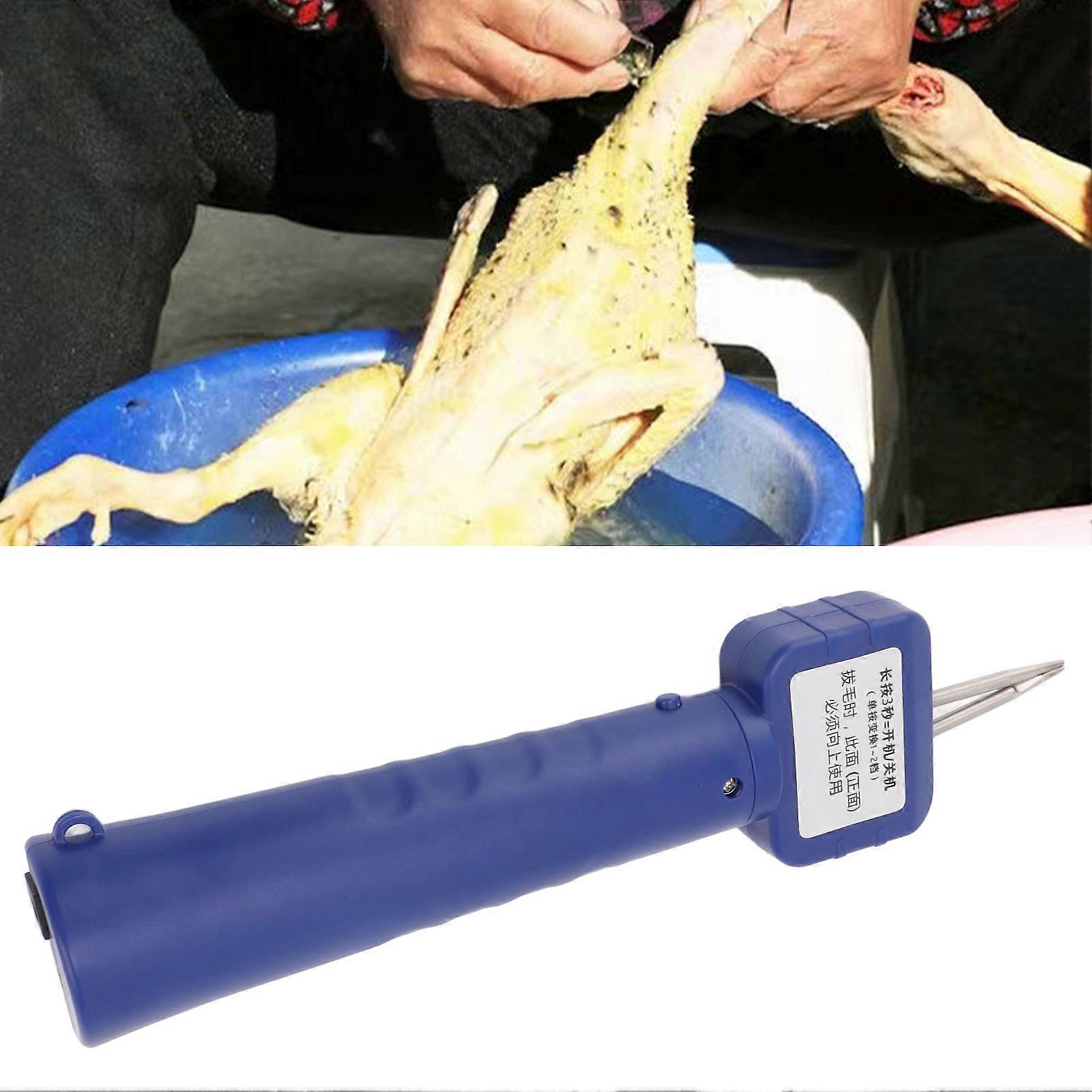 Handheld Chicken Plucker Machine Rechargeable Automatic Electric Feather Removal Machine for Poultry
