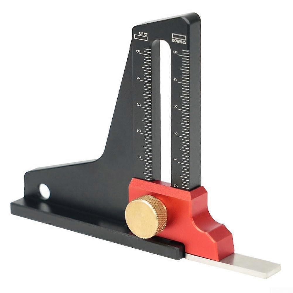 Depth Gauge Altimeter Depth Measuring Tool for Saw Table Ruler Trimming Machine 055mm Measuring Range