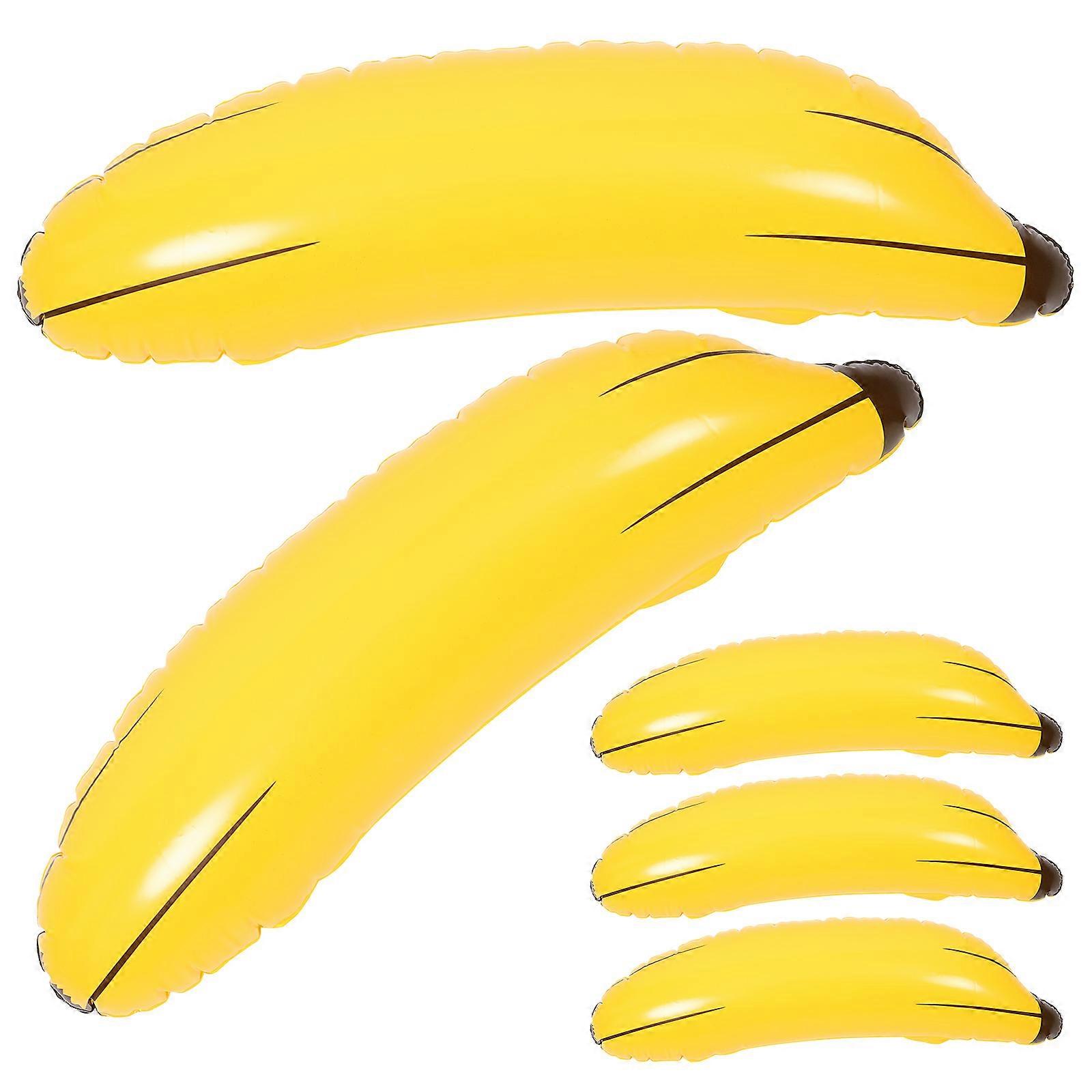 Here's a polished and engaging product description based on your input:
**6PCS Inflatable Banana Float – Creative PVC Party Props for Fun Pool &