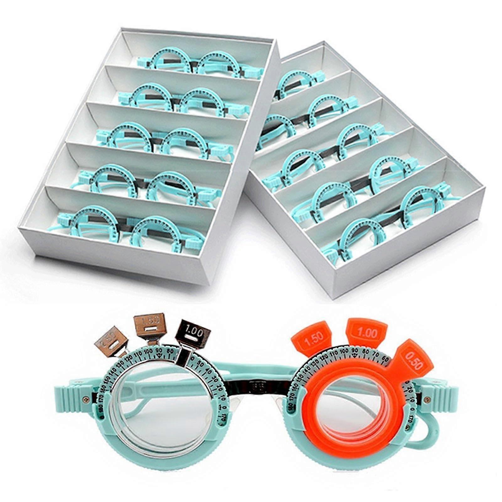 12Piece Optical Probe Lens Frame for Ophthalmics, PD 5072 mm, Vision Care Set