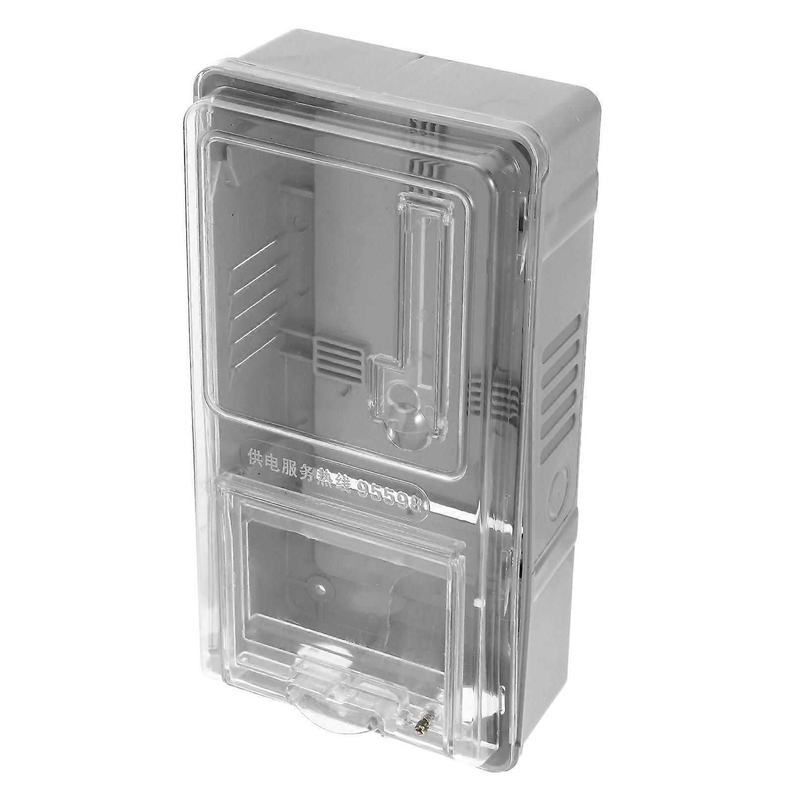 Weatherproof Electric Meter Box Outdoor Indoor Energy Meter Protection Case PC Material Electrical Enclosure