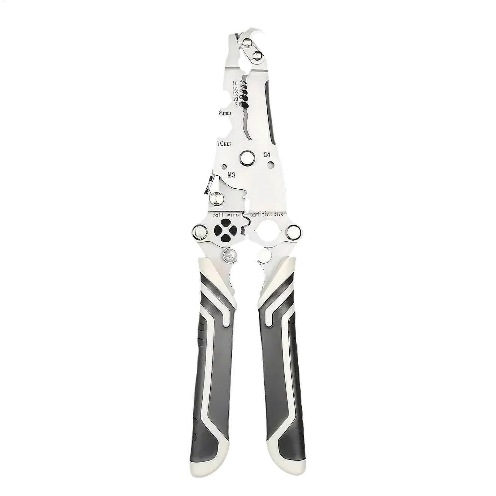 Wire Stripper Wearresistant, Hybrid Tool 8.66 x 2.17 x 0.59 inches, Multifunctional Safe Hand Tool