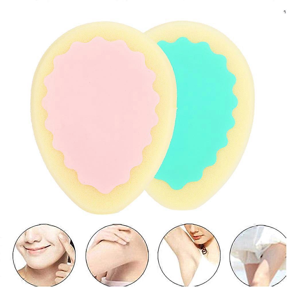 Women Waxing Polishing Buffing Sponge Hair Removal Pad Depilatory Skin Care Tool Water Drop Sha